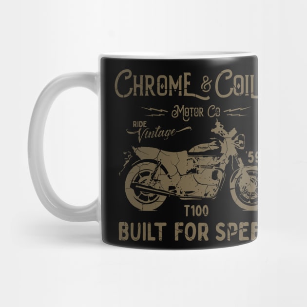 Built for Speed - Vintage Motorbike Design by CC I Design